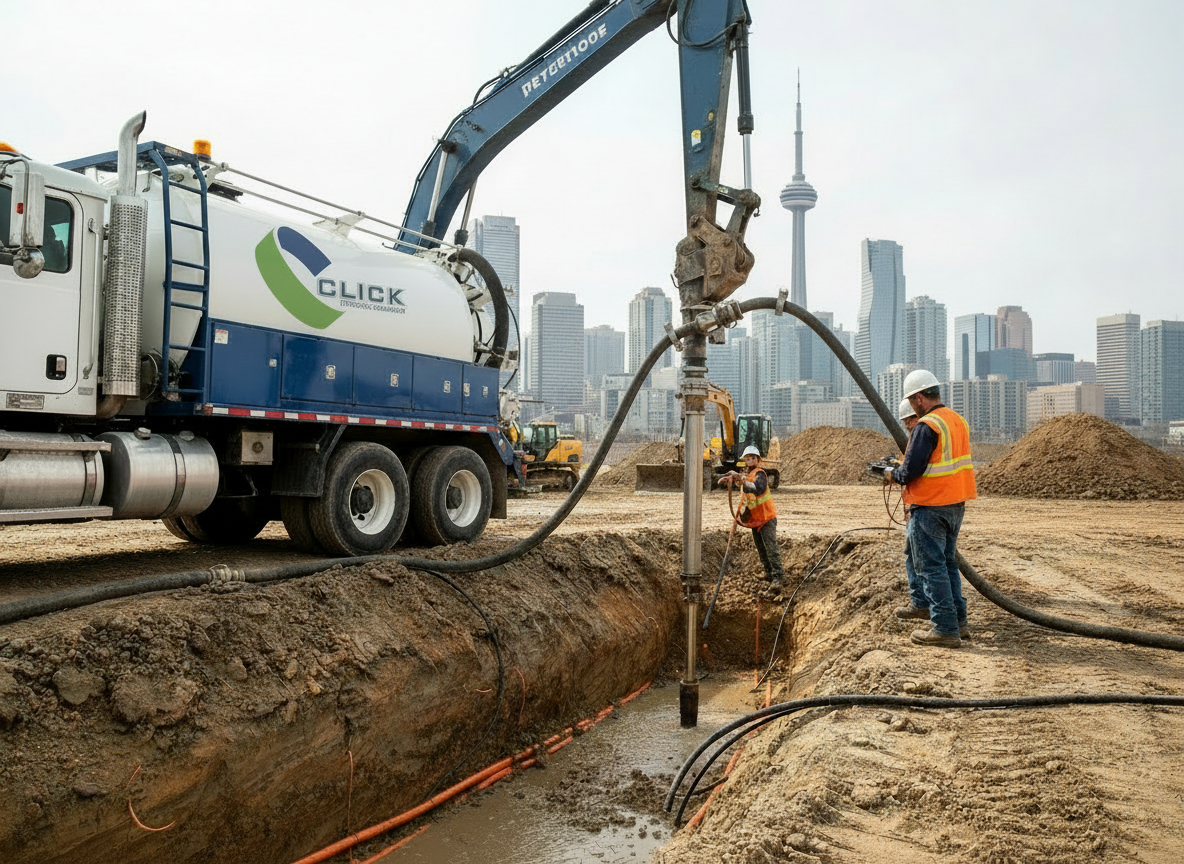 Hydrovac Excavation Service in Toronto